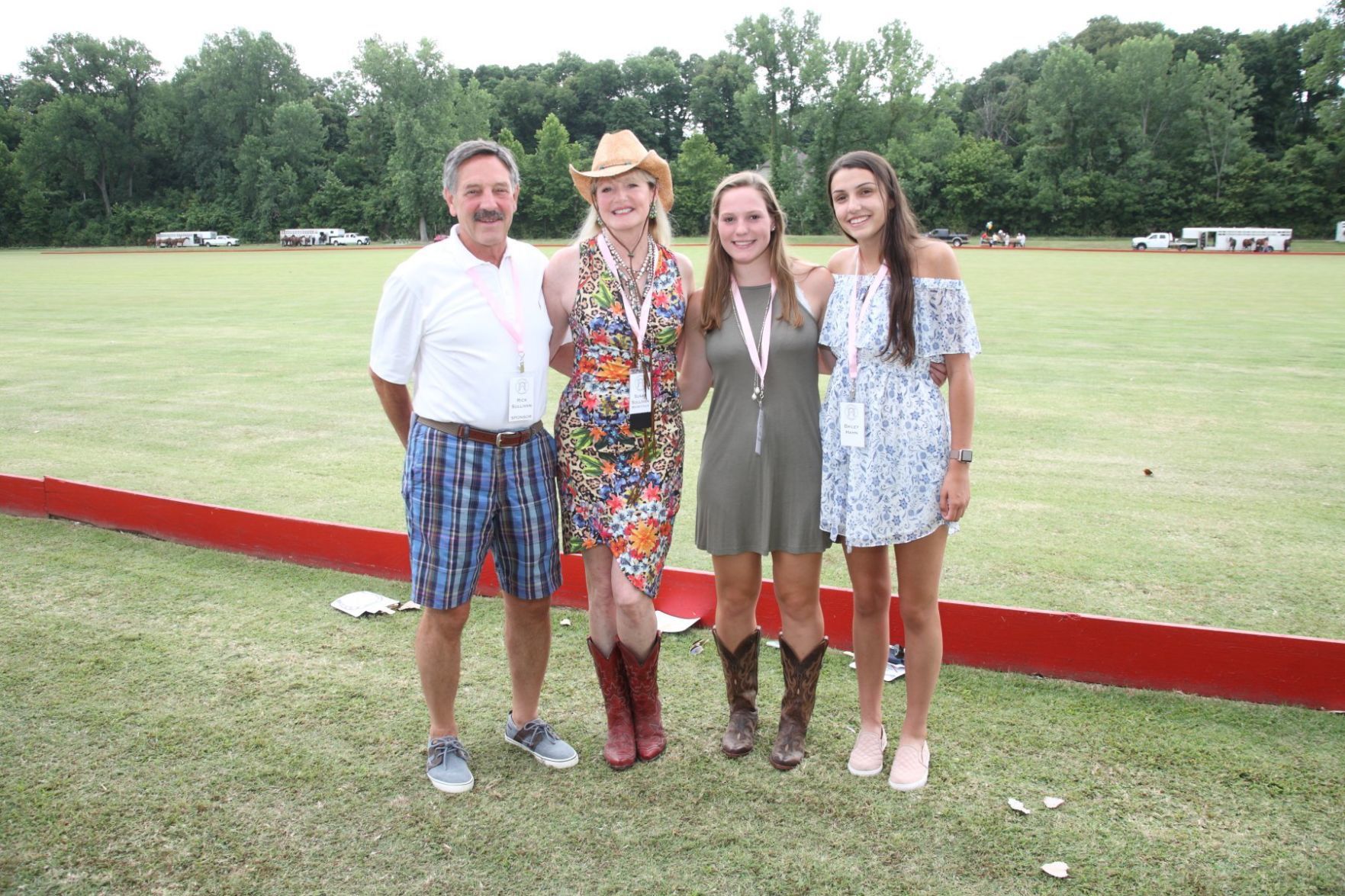 Rick Sullivan, President Susan Sullivan, Elle Sullivan, Bailey Hahn